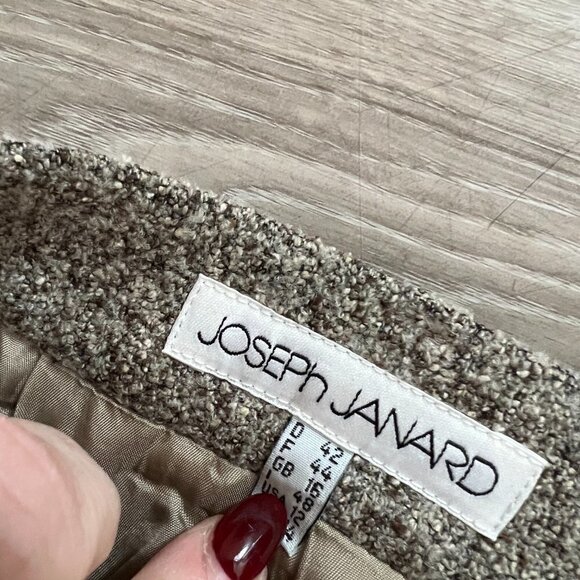 Joseph Janard Staight Pencil Skirt Size 12 Virgin Wool Silk Office Business - Picture 5 of 5